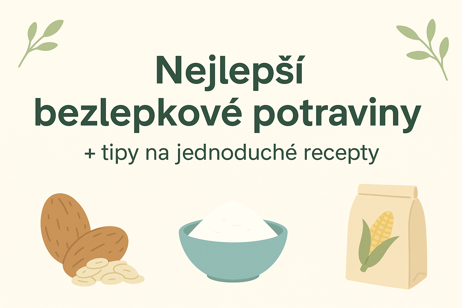 Nejlepší bezlepkové potraviny + tipy na jednoduché recepty